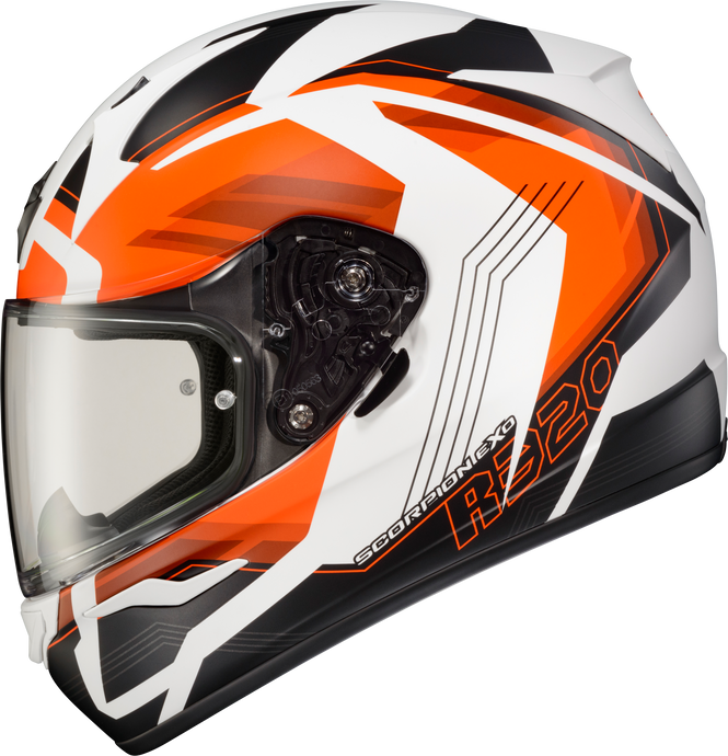 EXO-R320 FULL-FACE HELMET HUDSON ORANGE LG 32-2005 image 1