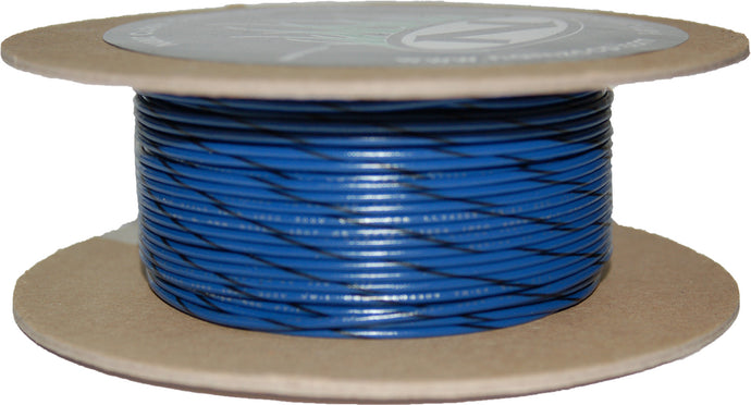 100' SPOOL 20-GAUGE WIRE (BLUE/BLACK STRIPE) NWR-60-100-20 image 1