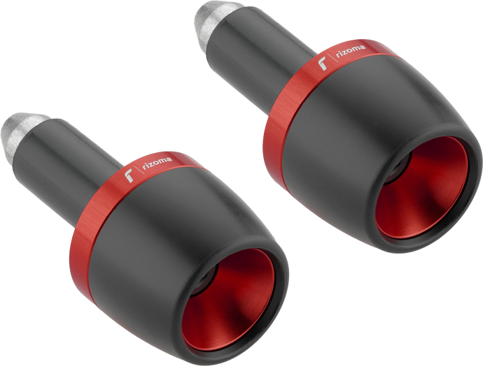 BAR ENDS PAIR RED MA532R image 1