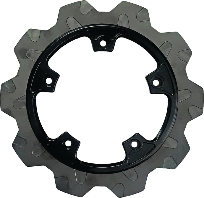 HIGH CARBON STEEL PERIMETER ROTOR BLACK 11.8