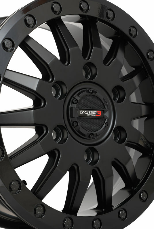 SB8 WHEEL 15X7 6+1 (+68MM) 6/5.5 MATTE BLACK 15S3-8566 image 2