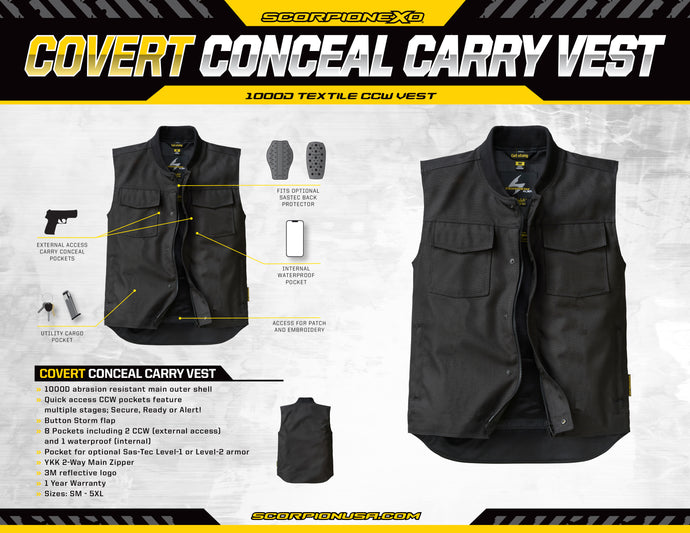 SILENT SELLER CONCEAL VEST 8.5 X 11 (20 CT.) 59-814 image 1
