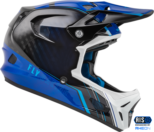 YOUTH WERX-R CARBON HELMET BLUE/CARBON YL 73-9222YL image 4