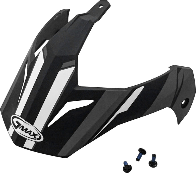VISOR W/SCREWS EXPEDITION MATTE BLACK/DARK SILVER GM-11 G0110?? image 1