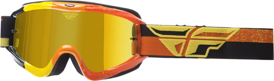 2019 ZONE COMPOSITE GOGGLE YEL/ORG/BLK W/GOLD MIRROR LENS 37-4033 image 1