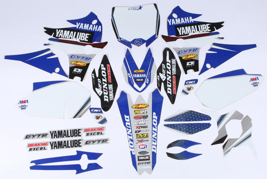 2015 STAR RACING COMPLETE GRAPHIC KIT WHITE 20-50-445 image 1