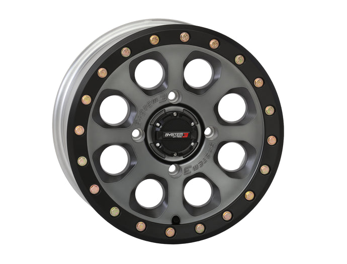 SB7 BL WHEEL 15X7 4+3 (+10MM) 4/137 MATTE TITANIUM 15S3-7636 image 1