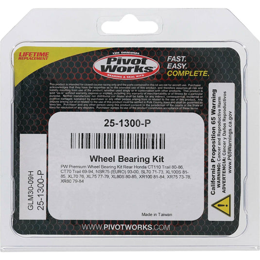 WHEEL BEARING KIT PREMIUM 25-1300-P image 4