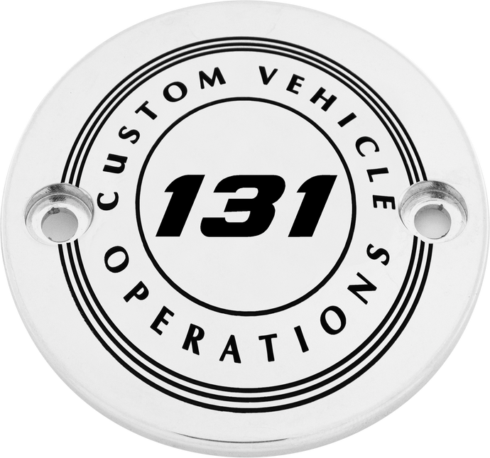 M8 TIMER COVER 131 CVO CHROME 131-10-63 image 1