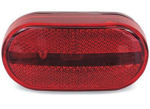 OBLONG CLEARANCE LIGHT RED