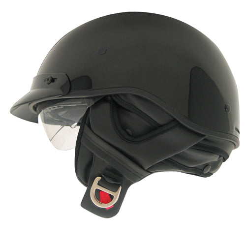 ZOAN ROUTE 66 HALF HELMET - BLACK - 2XL