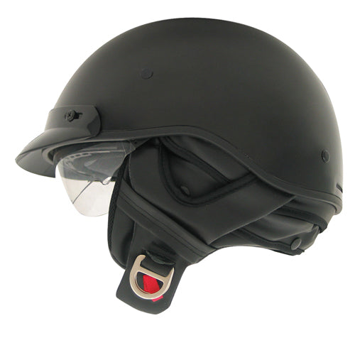 ZOAN ROUTE 66 HALF HELMET - MATTE BLACK - 2XL