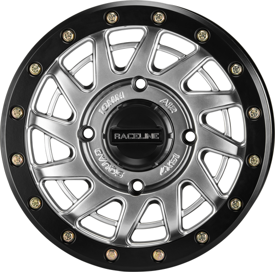 SQUAD BDLK WHEEL 15X7 4/137 6+1(+38MM) HYPER SILVER A12SB-57037+38 image 2