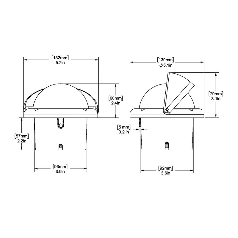 Load image into Gallery viewer, Ritchie SS-1002 SuperSport Compass - Flush Mount - Black [SS-1002]
