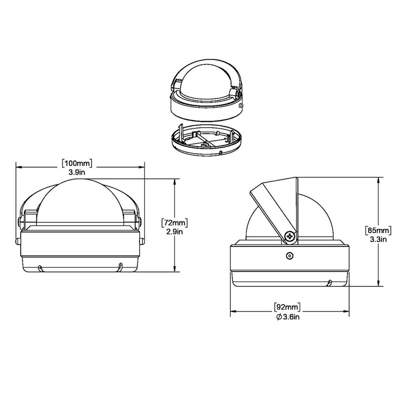 Load image into Gallery viewer, Ritchie S-53 Explorer Compass - Surface Mount - Black [S-53]
