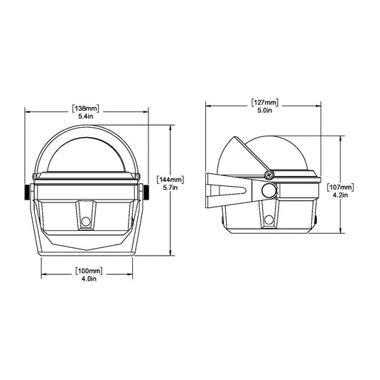 Ritchie B-80 Voyager Compass - Bracket Mount - Black [B-80]