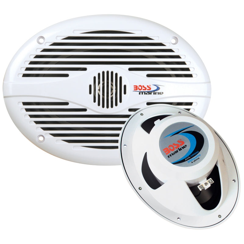 Load image into Gallery viewer, Boss Audio 6&quot;x 9&quot; MR690 Oval Speakers - White - 350W [MR690]
