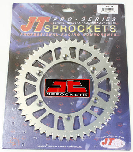 JT REAR ALLOY SPROCKET (JTA251), 49 TOOTH