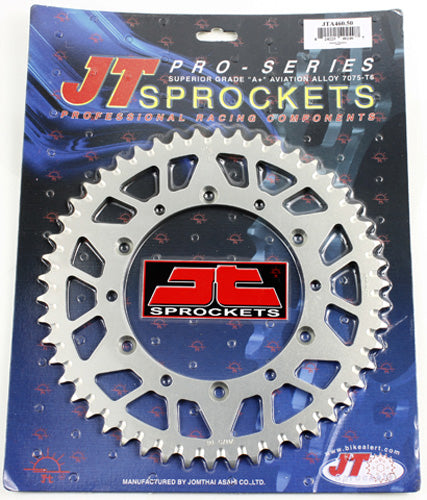 JT REAR ALLOY SPROCKET (JTA460), 50 TOOTH