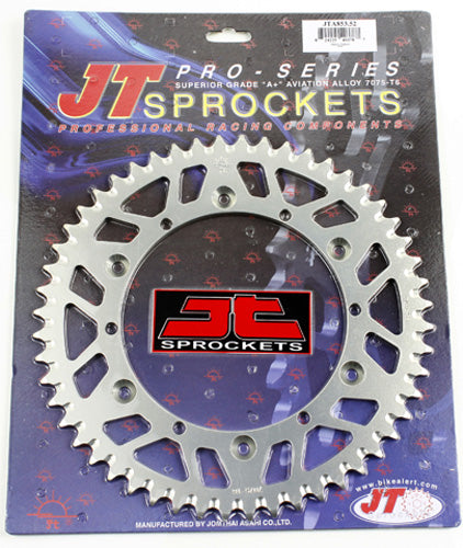 JT REAR ALLOY SPROCKET (JTA853), 52 TOOTH