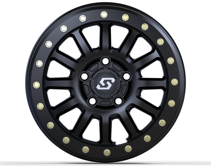 SANO BDLK WHEEL 15X7 5/4.5 6+1 (+50MM) BLACK A21B-57012+50 image 1