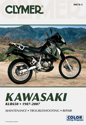 CLYMER MANUAL KAW KLR650 1987-2007