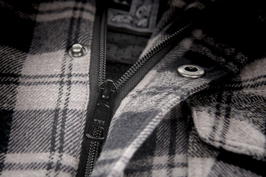 MARKSMAN FLANNEL BLACK/GREY LG