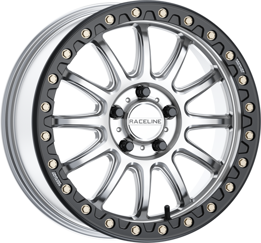 ALPHA BDLK 17X7 5/4.5 (+40MM) SILVER/BLK A14SB-77012+40 image 1