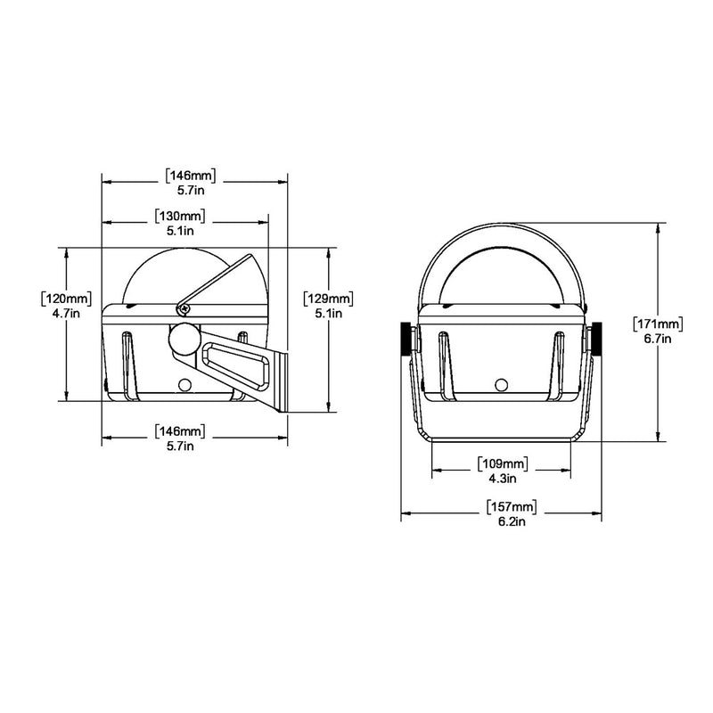 Load image into Gallery viewer, Ritchie HB-741 Helmsman Compass - Bracket Mount - Black [HB-741]
