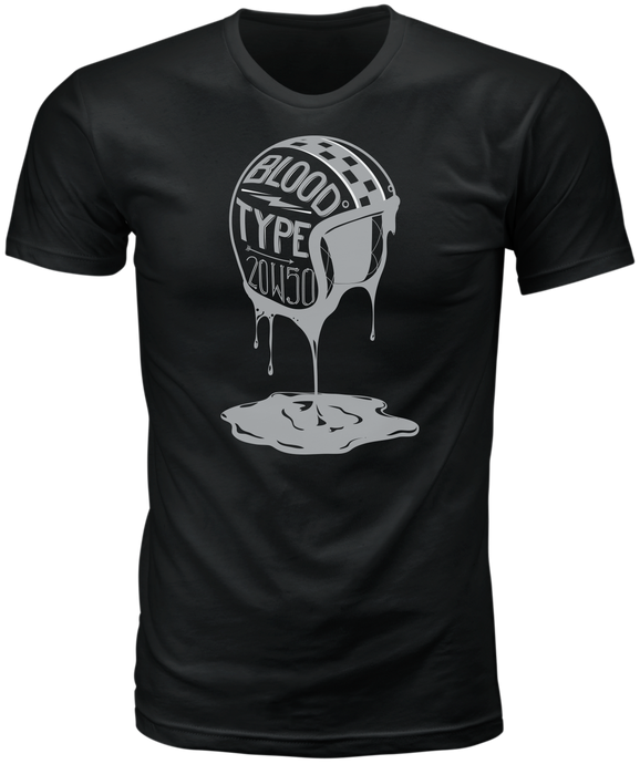 BLOOD TYPE TEE BLACK SM 
