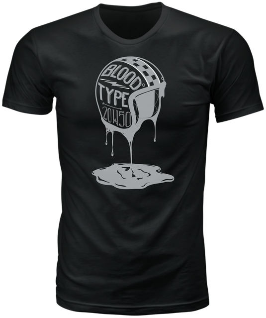 BLOOD TYPE TEE BLACK 3X 