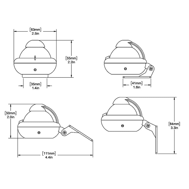 Load image into Gallery viewer, Ritchie X-10W-M RitchieSport Compass - Bracket Mount - White [X-10W-M]
