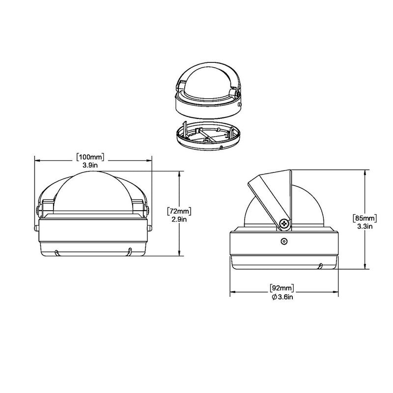 Load image into Gallery viewer, Ritchie S-53W Explorer Compass - Surface Mount - White [S-53W]
