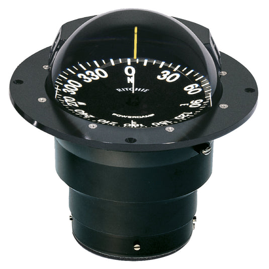 Ritchie FB-500 Globemaster Compass - Flush Mount - Black - 12V - 5 Degree Card [FB-500]