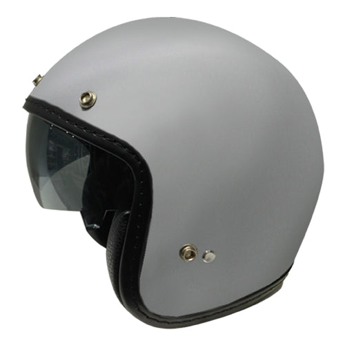 ZOAN 3/4 RETRO OPEN FACE HELMET - SLV - 2XL