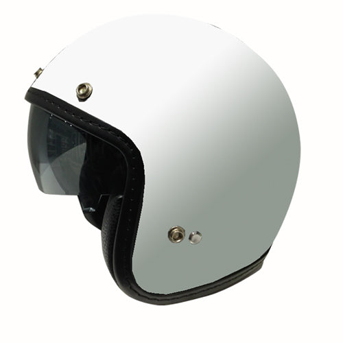 ZOAN 3/4 RETRO OPEN FACE HELMET - MATTE WHITE - 2XL