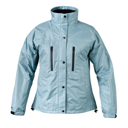 MOSSI LADIES RX RAIN JACKET AQUA MEDIUM