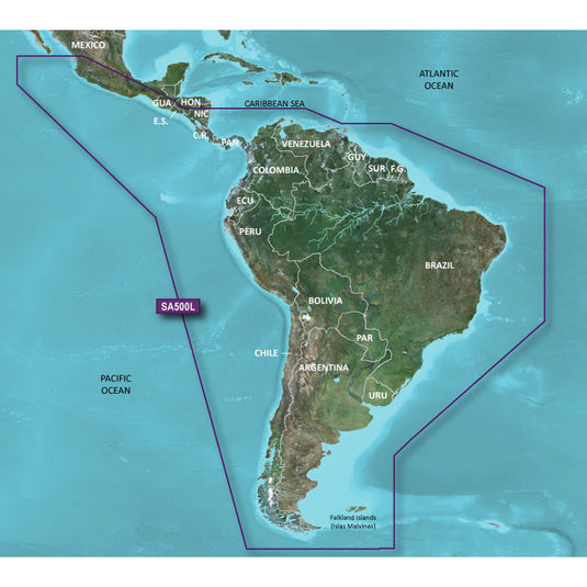 Garmin BlueChart g3 HD - HXSA600X - South America - microSD/SD [010-C1067-20]