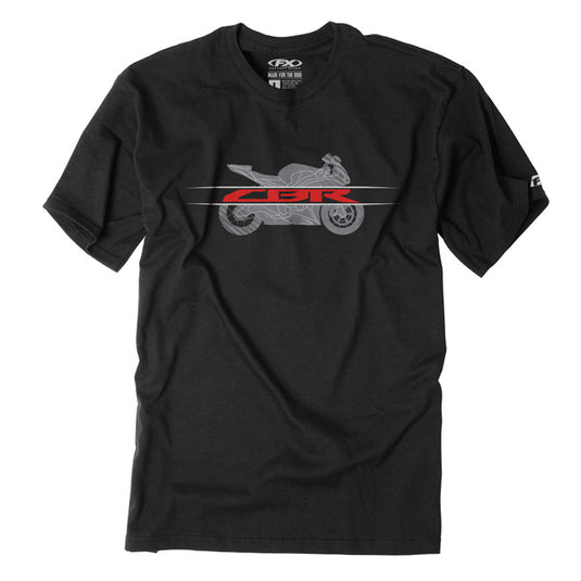 HONDA CBR MEN'S T-SHIRT / BLACK (L)