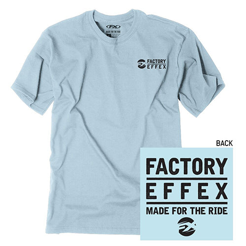 FACTORY EFFEX FX STAMPED T- SHIRT / ICE BLUE L