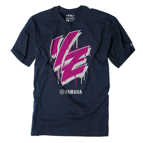 FACTORY EFFEX YAMAHA DRIP YOUTH T-SHIRT / NAVY XL