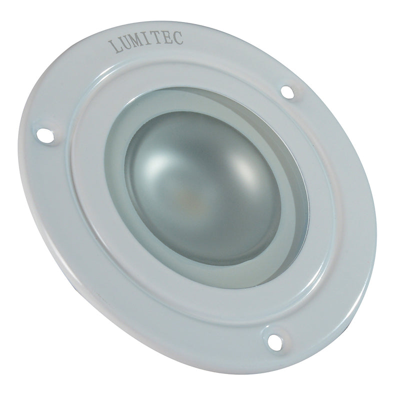 Load image into Gallery viewer, Lumitec Shadow - Flush Mount Down Light - White Finish - 3-Color Red/Blue Non-Dimming w/White Dimming [114128]
