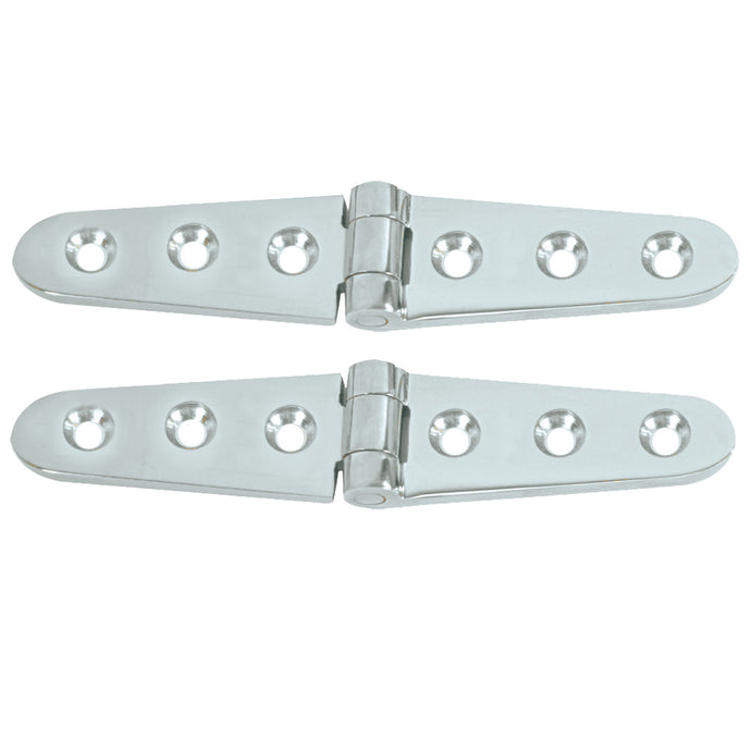 Whitecap Strap Hinge - CP/Brass - 6