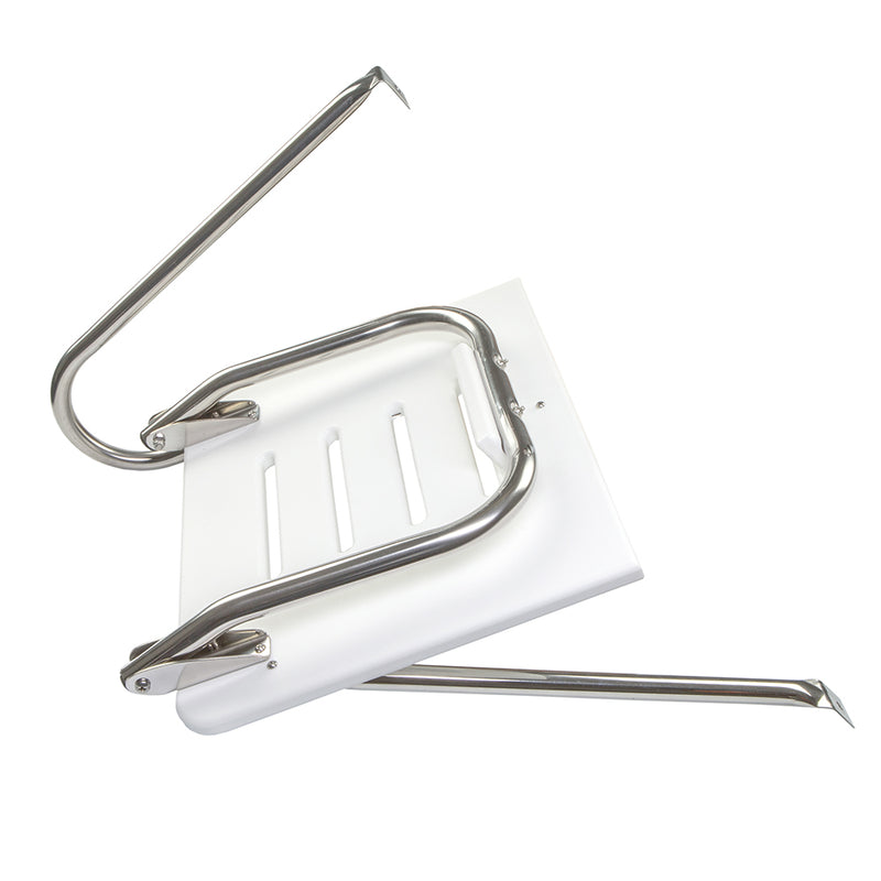 Load image into Gallery viewer, Whitecap White Poly Swim Platform w/Ladder f/Outboard Motors [67902]
