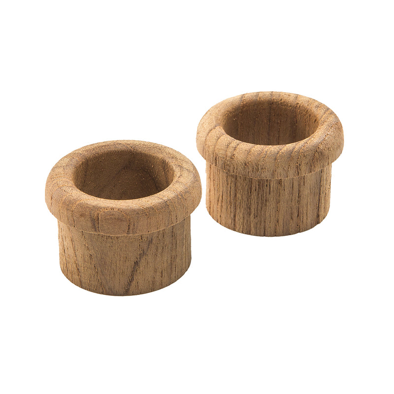 Load image into Gallery viewer, Whitecap Teak Finger Pull - 5/8&quot; Barrel Length - 2 Pack [60145-A]

