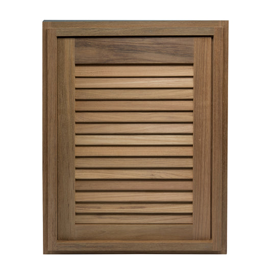 Whitecap Teak Louvered Door & Frame - Right Hand - 15