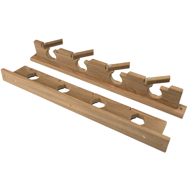 Load image into Gallery viewer, Whitecap Teak Lock-In Four-Rod Storage Rack [60620]
