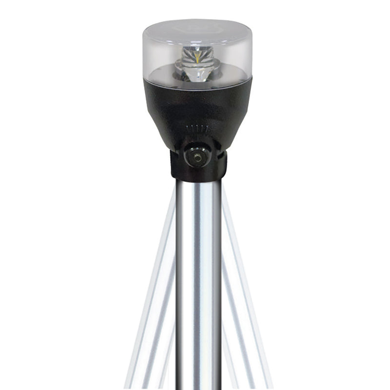 Load image into Gallery viewer, Attwood LED Articulating All Around Light - 24&quot; Pole [5530-24A7]
