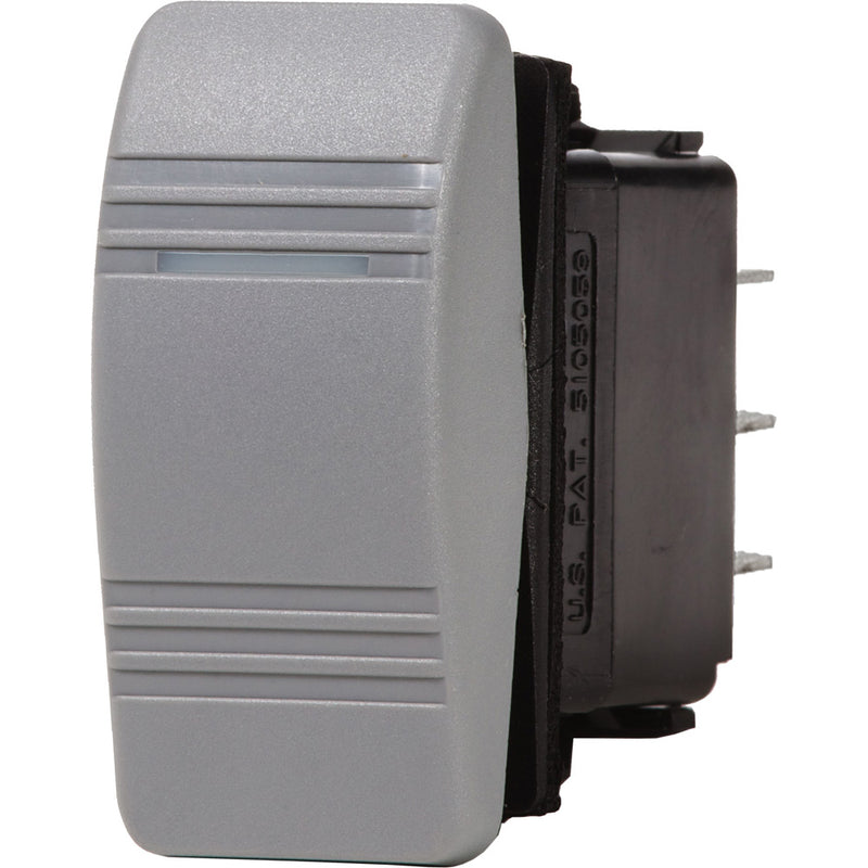 Load image into Gallery viewer, Blue Sea 7944 Contura III Switch SPDT - (ON)-OFF-ON - Grey [7944]

