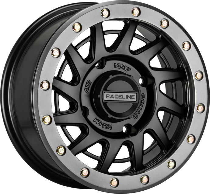SQUAD BDLK WHEEL 15X7 4/156 6+1(+38MM) BLK/GUNMETAL A12BG-57056+38 image 1